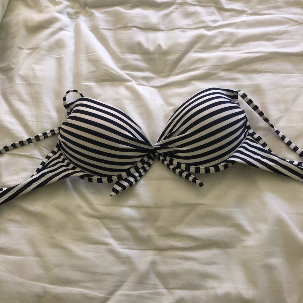 Xhilaration Sailor Stripe Bikini Top
